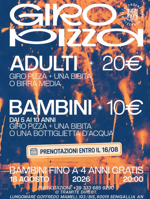 Serata Giro Pizza da Diciottozerozero